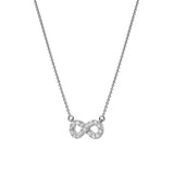 Aeries Infinity Diamond Necklace in 14K Gold