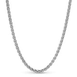 Kenshin Bold Palmier Chain Necklace 925 Silver