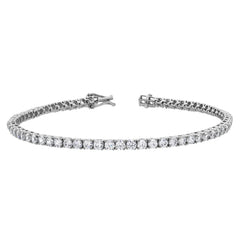 Evelia 5 Ct 14K White Gold Diamond Tennis Bracelet