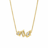 Selara 14K Gold Lab Grown Diamond Necklace - 1.5 Ct