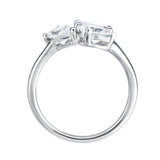 Mysaria 14K White Gold Lab Grown Diamond Ring - 2 Ct