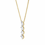 Selara 14K Gold Lab Grown Diamond Necklace - 2 Ct