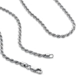 Mizuki Rope Chain Necklace 925 Silver