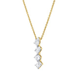 Nerisse 14K Gold Lab Grown Diamond Necklace - 1.5 Ct