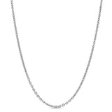 Naoki Diamond-Cut Cable Chain Necklace 925 Silver