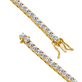 Evelia 5 Ct 10K Gold Lab Grown Tennis Bracelet