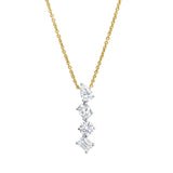 Nerisse 14K Yellow Gold Lab Grown Diamond Necklace - 1.5 Ct