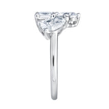 Mysaria 14K White Gold Lab Grown Diamond Ring - 2 Ct