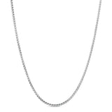 Seiji Box Chain Necklace 925 Silver