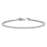 Elodie 3 Ct 14K White Gold Diamond Tennis Bracelet