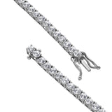 Evelia 5 Ct 14K White Gold Diamond Tennis Bracelet