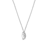 Marquise Muse 14K White Gold Lab Grown Diamond Necklace - 0.75 ct