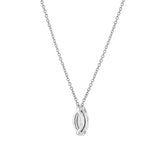 Marquise Muse 14K White Gold Lab Grown Diamond Necklace - 1 ct