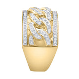Cubalux 14K Yellow Gold Diamond Ring – 0.75 Ct