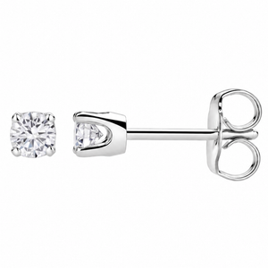 Seraph 0.2 Ct TW Lab Grown Round Diamond Studs 14K White Gold Earrings