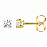 Seraph 0.25 Ct TW Lab Grown Round Diamond Studs 14K Yellow Gold Earrings