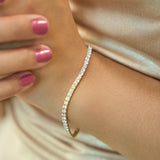 LMJ LoveGrown 10K Yellow Gold Lab Grown Diamond Tennis Bracelets - 5.29 Cts