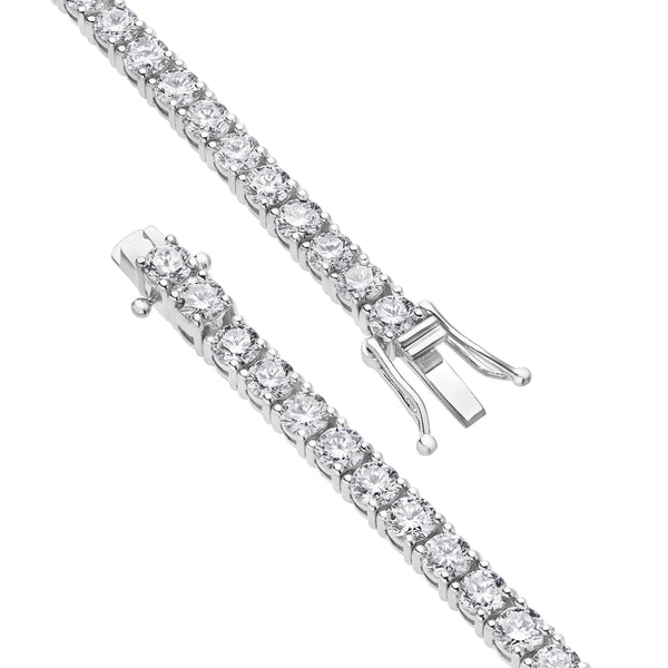 15Luv 10K White Gold Lab Grown Diamond Tennis Bracelets - 11.16 Carats