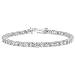 15Luv 10K White Gold Lab Grown Diamond Tennis Bracelets - 15.6 Carats