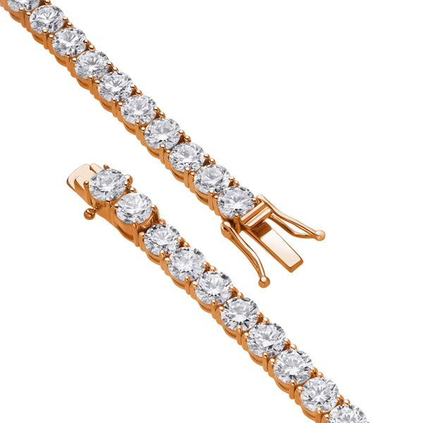 15Luv 10K Rose Gold Lab Grown Diamond Tennis Bracelets - 18.9 Carats