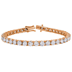 15Luv 10K Rose Gold Lab Grown Diamond Tennis Bracelets - 18.9 Carats