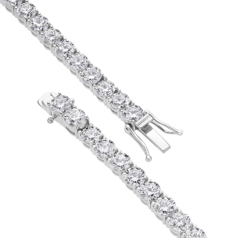 15Luv 10K White Gold Lab Grown Diamond Tennis Bracelets - 18.9 Carats