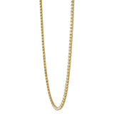 Gstaad 10K Yellow Gold Lab Grown Diamond Tennis Chain - 18.94 Carats