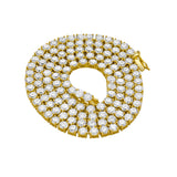 Gstaad 10K Yellow Gold Lab Grown Diamond Tennis Chain - 18.94 Carats
