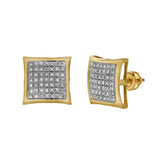 Travessura 10K Yellow Gold Diamond Unisex Earrings - 0.26 Cts
