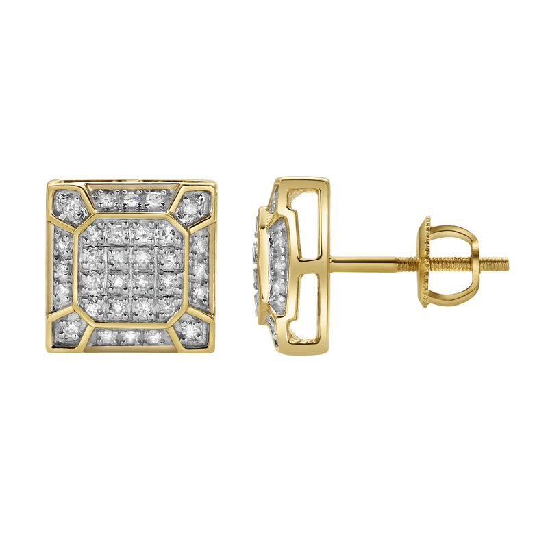 Regalia Diamond 0.25 ct. tw. 10K Yellow Gold Earrings