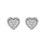 Heartland Bling Diamond 0.62 ct. tw. 14K Yellow Gold Earrings