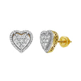 Heartland Bling Diamond 0.62 ct. tw. 14K Yellow Gold Earrings
