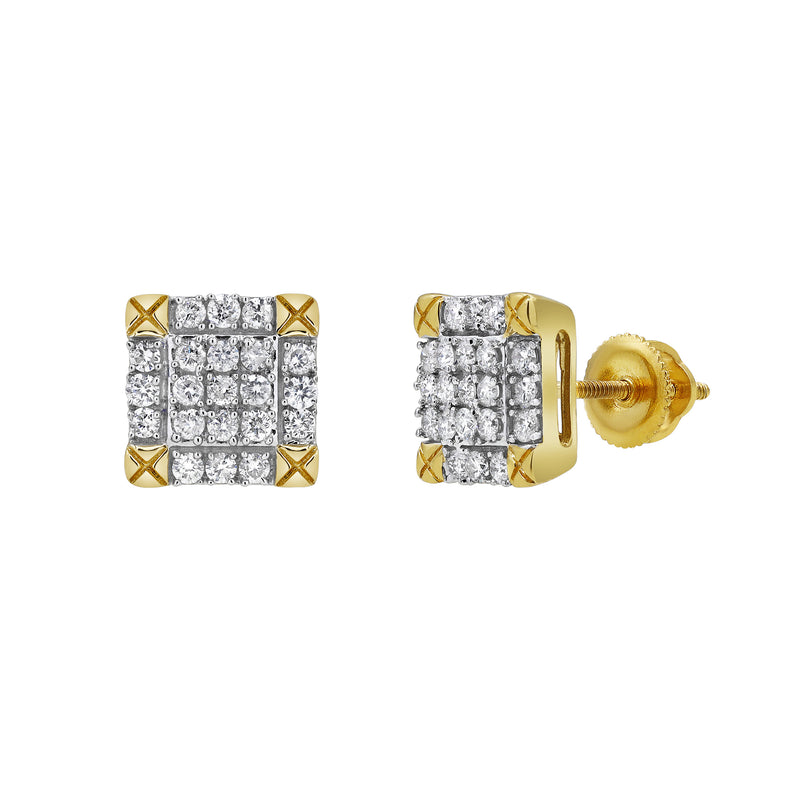 Money Trunks Diamond 0.41 ct. tw. 14K Yellow Gold Earrings