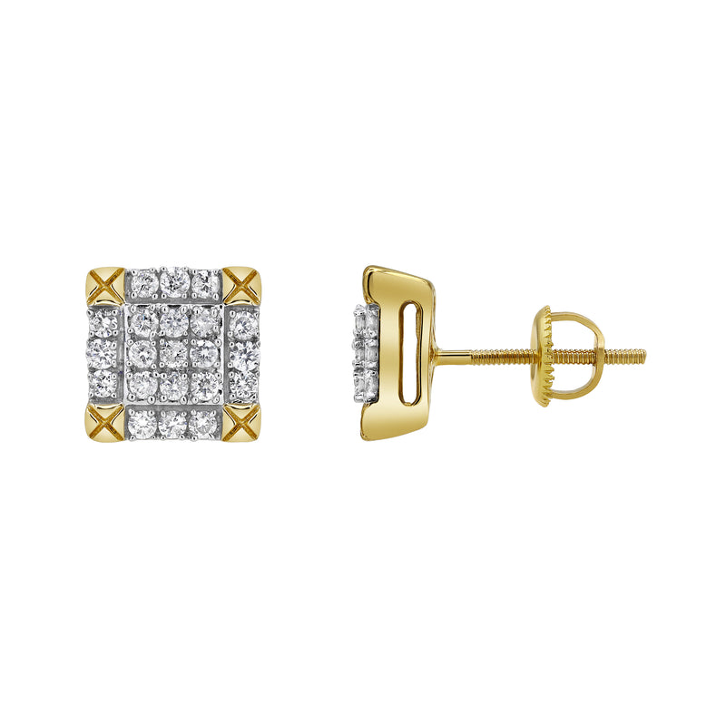 Money Trunks Diamond 0.41 ct. tw. 14K Yellow Gold Earrings