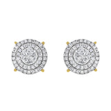 High Roller Diamond 1.02 ct. tw. 14K Yellow Gold Earrings
