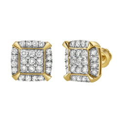 Cuffs Diamond 0.96 ct. tw. 14K Yellow Gold Earrings