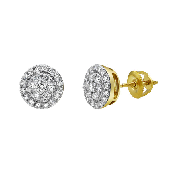 Glacier Shine Diamond 0.4 ct. tw. 14K Yellow Gold Earrings