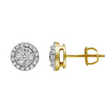 Glacier Shine Diamond 0.4 ct. tw. 14K Yellow Gold Earrings