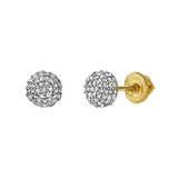 Orbius Diamond 0.2 ct. tw.10K Yellow Gold Earrings