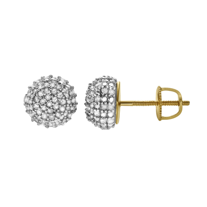 Orbius III Diamond 0.49 ct. tw. 10K Yellow Gold Earrings