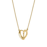 Mirella Love Diamond Necklace in 14K Yellow Gold