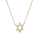 Neriah 14K Yellow Gold Star of David Diamond Pendant – 0.08 CTW