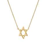 Neriah 14K Yellow Gold Star of David Diamond Pendant – 0.08 CTW