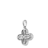 Alina Baguette & Round-Cut Diamond Clover Pendant in 14K White Gold – 0.5 CTW