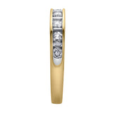 Cosmos 14K Yellow Gold Round Diamond Studded Band Ring - 0.52cts