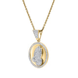 Virtue 10K Yellow Gold Diamond Pendant – 0.85 Ct