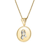 Virtue 10K Yellow Gold Diamond Pendant – 0.85 Ct