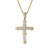 Haven 10K Yellow Gold Diamond Cross Pendant – 0.50 Ct