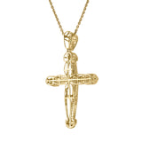 Haven 10K Yellow Gold Diamond Cross Pendant – 0.50 Ct