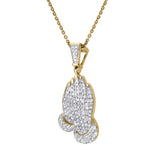 Amoria 10K Yellow Gold Diamond Pendant – 6.25 Ct
